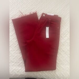 ZARA Red Denim Jeans